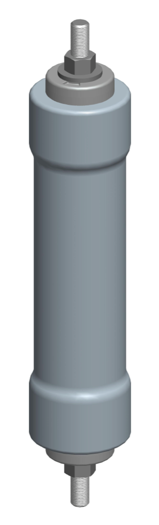 3EK7 indoor variant — shedless silicone housing for switchgear installation