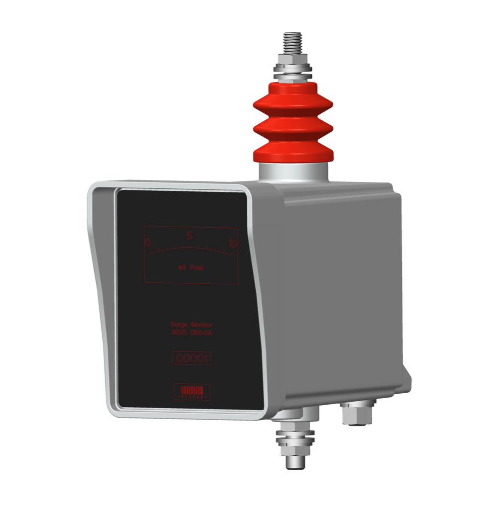 3EX5 050-0A surge counter with leakage current meter — monitoring accessory for 3EL2 arresters